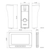 HIKVISION Analog Video Door Phone/Bell with 7 TFT LCD Screen Wired
