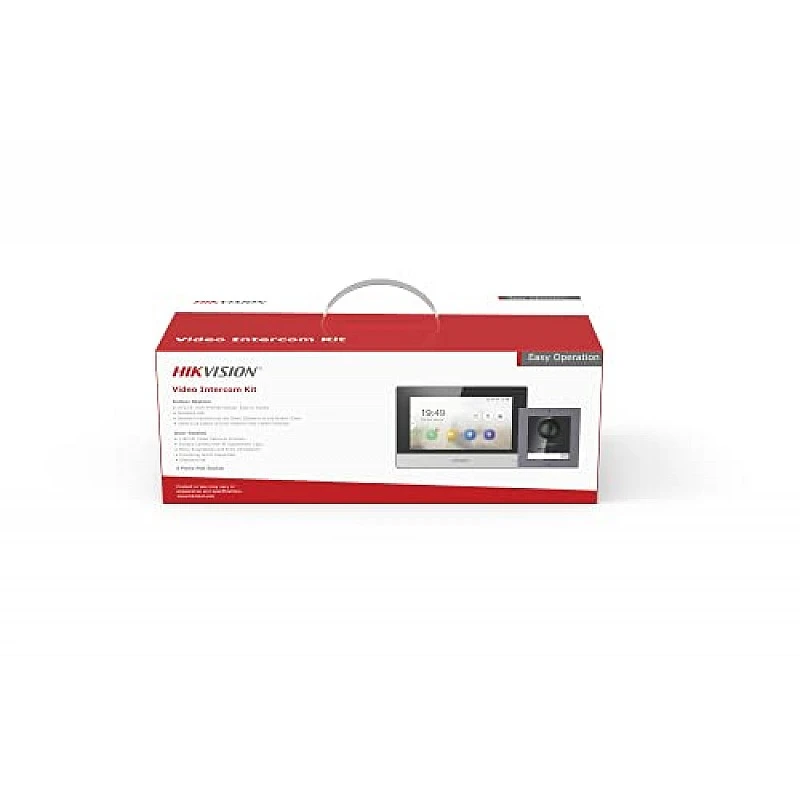 HIKVISION Analog Video Intercom System with 7" TFT LCD Screen Wired Video Door Phone/Bell, 1080p Resolution (DS-KIS202T) HIKVISION Analog Video Intercom System with 7" TFT LCD Screen Wired Video Door Phone/Bell, 1080p Resolution (DS-KIS202T)