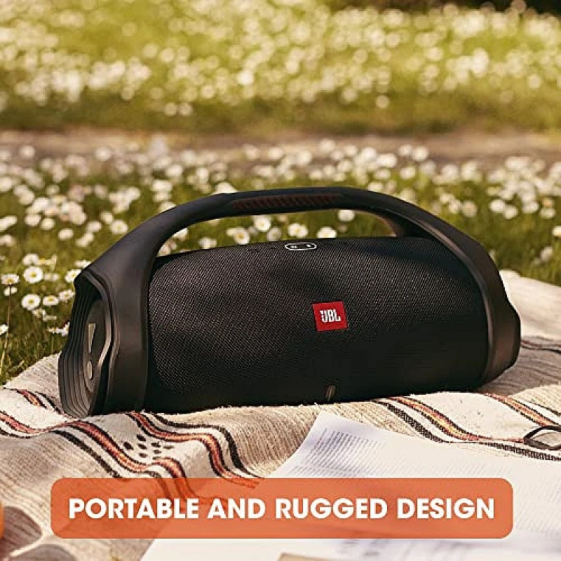 JBL Boombox 2 Wireless Portable Bluetooth Speaker, 4Hrs Playtime black JBL Boombox 2 Wireless Portable Bluetooth Speaker, 4Hrs Playtime black