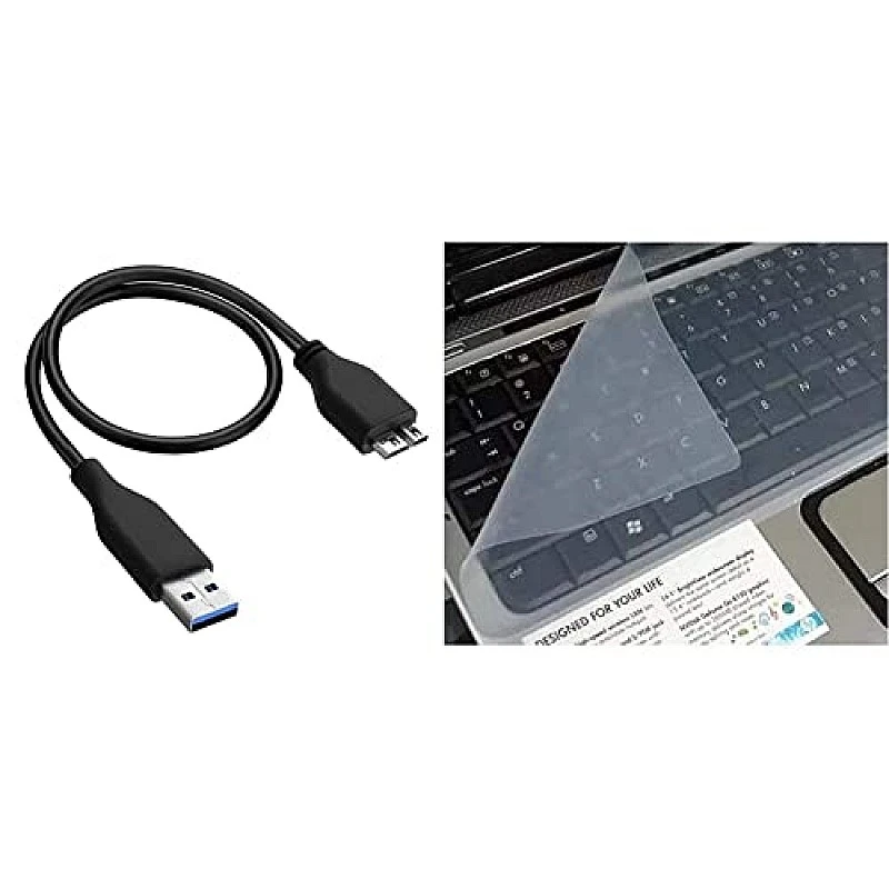 Lapster USB 3.0 A to Micro B SuperSpeed for hard disk cable - short cable Lapster USB 3.0 A to Micro B SuperSpeed for hard disk cable - short cable