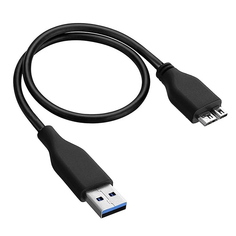 Lapster USB 3.0 A to Micro B SuperSpeed for hard disk cable - short cable Lapster USB 3.0 A to Micro B SuperSpeed for hard disk cable - short cable