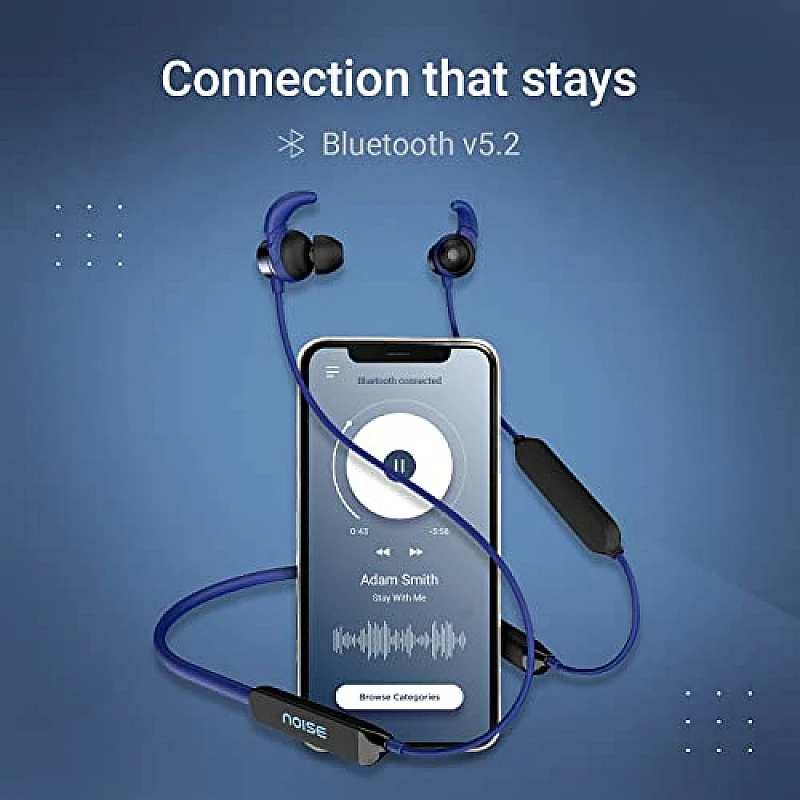 Noise Tune Active Pro Wireless in Ear Neckband with Upto 60 Hours of Playtime (Cobalt Blue) Noise Tune Active Pro Wireless in Ear Neckband with Upto 60 Hours of Playtime (Cobalt Blue)