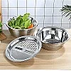 Airtree 3 in 1 Stainless Steel Basin Grater Colander Airtree 3 in 1 Stainless Steel Basin Grater Colander