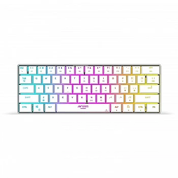 Ant Esports MK1500 Mini 60% Pro RGB Wireless Gaming Keyboard White