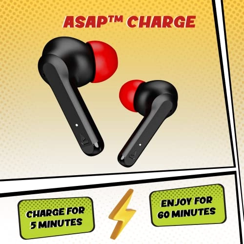 boAt Airdopes 458 TWS Wireless Earbuds with Spatial Bionic Sound by THX,in Ear Active Black boAt Airdopes 458 TWS Wireless Earbuds with Spatial Bionic Sound by THX,in Ear Active Black