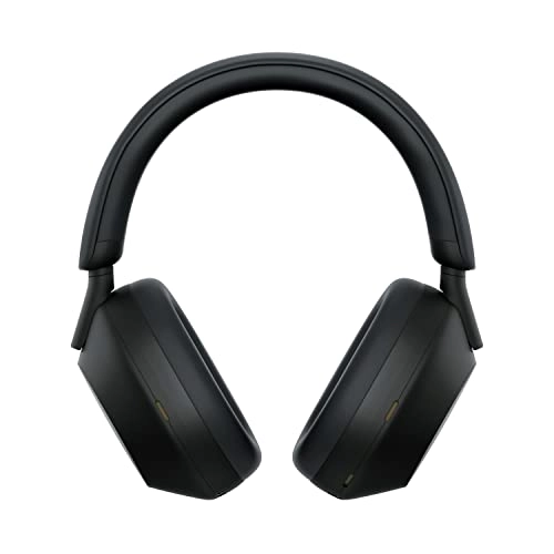 Sony WH-1000XM5 Best Active Noise Cancelling Wireless Bluetooth Over Ear Headphones with Mic for Clear Calling, up to 40 Hours Battery Black