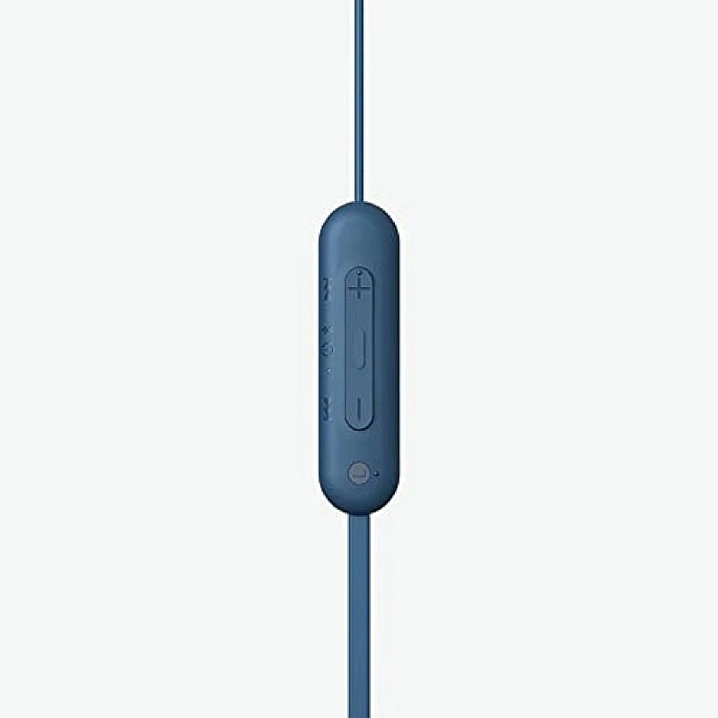 Sony WI-C100 Wireless Headphones with Customizable Equalizer for Deep Bass and 25 Hrs Battery Blue Sony WI-C100 Wireless Headphones with Customizable Equalizer for Deep Bass and 25 Hrs Battery Blue