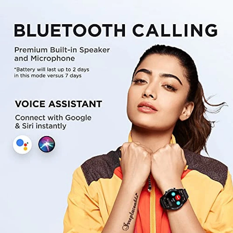 boAt Primia Smart Watch with Bluetooth Calling, AMOLED Display, AI Voice Assistant, HR SpO2, Active Black boAt Primia Smart Watch with Bluetooth Calling, AMOLED Display, AI Voice Assistant, HR SpO2, Active Black