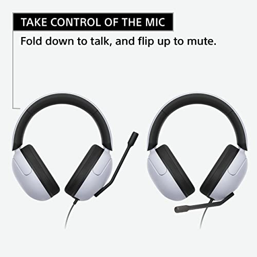 Sony INZONE H3, MDR-G300 Wired Gaming Headset, Over-Ear Headphones with 360 Spatial Sound, USB Wired Over-Ear (White) Sony INZONE H3, MDR-G300 Wired Gaming Headset, Over-Ear Headphones with 360 Spatial Sound, USB Wired Over-Ear (White)