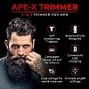 Beardo Ape-X 3-in-1 Multipurpose Trimmer for Men Grooming Kit Black Beardo Ape-X 3-in-1 Multipurpose Trimmer for Men Grooming Kit Black