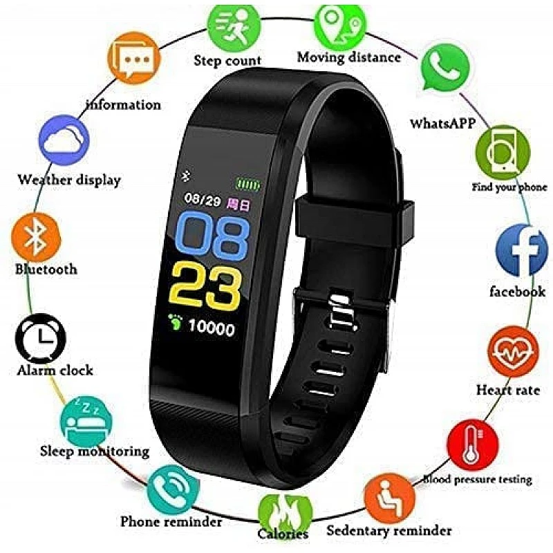 AIRTREE Bluetooth M3 Smart Fitness Band (Black Color) AIRTREE Bluetooth M3 Smart Fitness Band (Black Color)