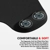 Lapster Gel Mouse pad with Wrist Rest, Gaming Mouse Pad with Lycra Cloth Nonslip for Laptop, Computer, Home & Office (Black) Lapster Gel Mouse pad with Wrist Rest, Gaming Mouse Pad with Lycra Cloth Nonslip for Laptop, Computer, Home & Office (Black)