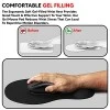 Lapster Gel Mouse pad with Wrist Rest, Gaming Mouse Pad with Lycra Cloth Nonslip for Laptop, Computer, Home & Office (Black) Lapster Gel Mouse pad with Wrist Rest, Gaming Mouse Pad with Lycra Cloth Nonslip for Laptop, Computer, Home & Office (Black)