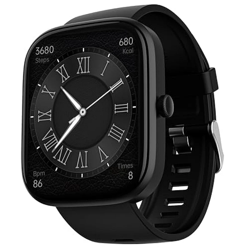 boAt Ultima Prism Smart Watch with 1.96" AMOLED Display, BT Calling Female Wellness (Steel Black) boAt Ultima Prism Smart Watch with 1.96" AMOLED Display, BT Calling Female Wellness (Steel Black)