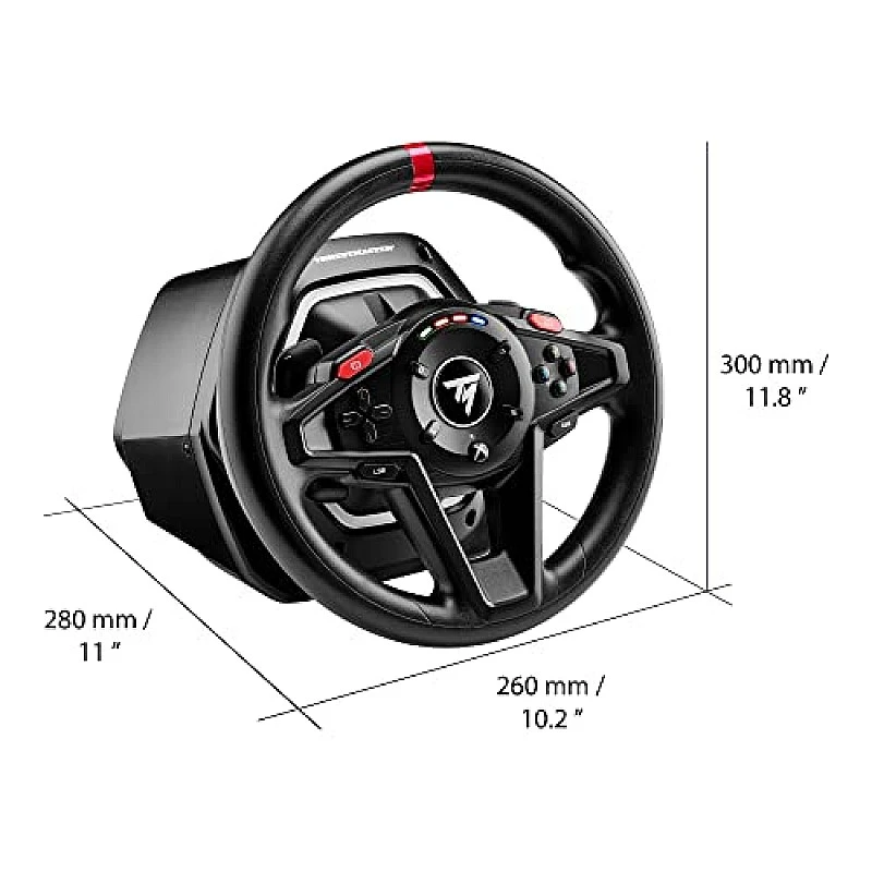 Thrustmaster T128 Force Feedback Racing Wheel with Magnetic Pedals, Xbox Series X|S, Xbox One, PC Thrustmaster T128 Force Feedback Racing Wheel with Magnetic Pedals, Xbox Series X|S, Xbox One, PC