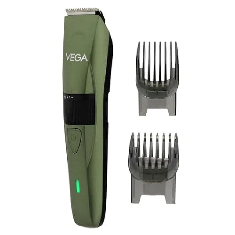 Vega P1 Battery Powered Beard Trimmer for Men with 160 Mins Runtime & 40 Length Settings, (VHTH-25) Green Vega P1 Battery Powered Beard Trimmer for Men with 160 Mins Runtime & 40 Length Settings, (VHTH-25) Green