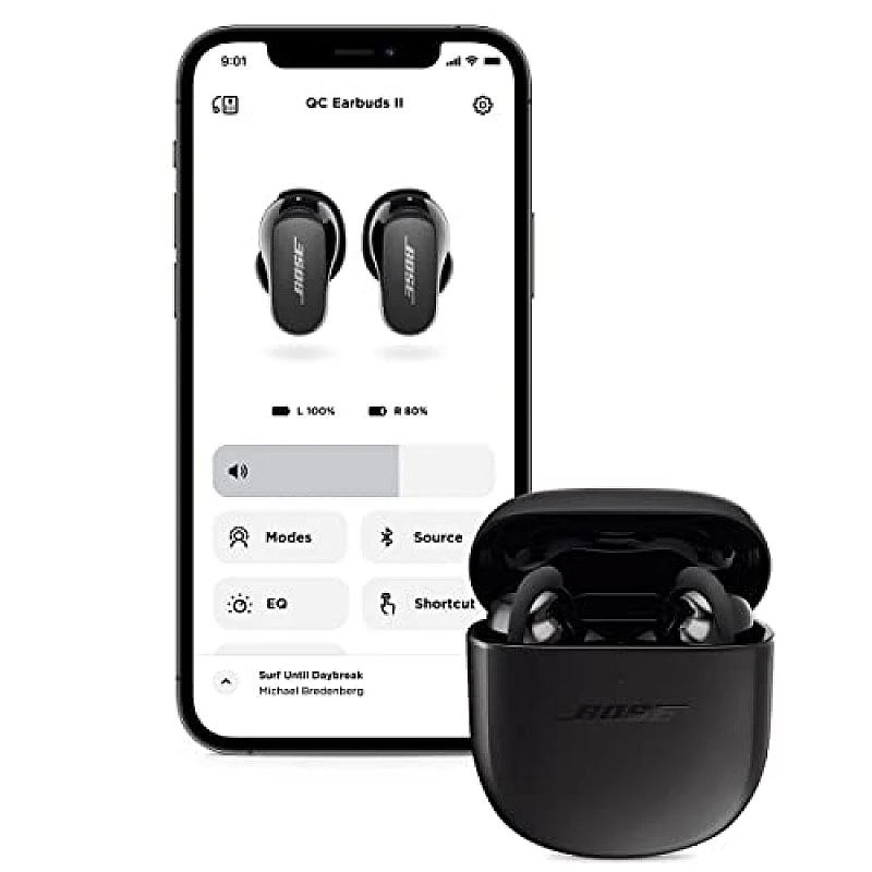 Bose New QuietComfort Earbuds II, Wireless, Bluetooth, World’s Best Noise Cancelling in-Ear Headphones Black Bose New QuietComfort Earbuds II, Wireless, Bluetooth, World’s Best Noise Cancelling in-Ear Headphones Black