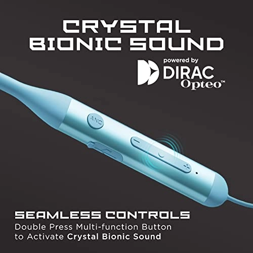 boAt Rockerz 330ANC Bluetooth in Ear Neckband with Mic Oceanic Blue boAt Rockerz 330ANC Bluetooth in Ear Neckband with Mic Oceanic Blue