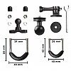 ADOFYS Motowolf 2022 Version Action Camera (Handlebar Mount only) Aluminium Alloy Universal Mount with Two 360° ADOFYS Motowolf 2022 Version Action Camera (Handlebar Mount only) Aluminium Alloy Universal Mount with Two 360°