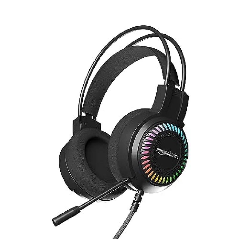 Amazon Basics Wired Over Ear Gaming Headphone with Mic (Black) Amazon Basics Wired Over Ear Gaming Headphone with Mic (Black)