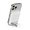 Belkin 5000 mAh Magnetic MagSafe Compatible Wireless Power Bank with Stand, Sleek Design for iPhone 15, 14, 13 and 12 Series, White Belkin 5000 mAh Magnetic MagSafe Compatible Wireless Power Bank with Stand, Sleek Design for iPhone 15, 14, 13 and 12 Series, White