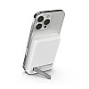 Belkin 5000 mAh Magnetic MagSafe Compatible Wireless Power Bank with Stand, Sleek Design for iPhone 15, 14, 13 and 12 Series, White Belkin 5000 mAh Magnetic MagSafe Compatible Wireless Power Bank with Stand, Sleek Design for iPhone 15, 14, 13 and 12 Series, White