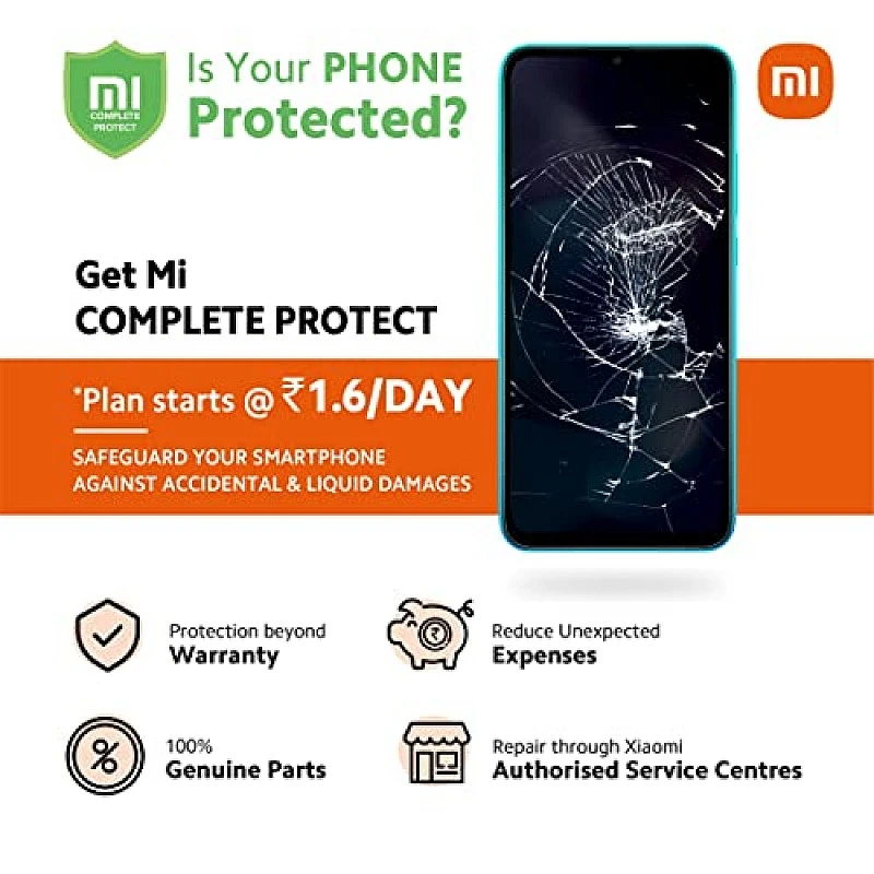 Redmi 10A Sport (Sea Blue, 6GB RAM, 128GB Storage) Refurbished