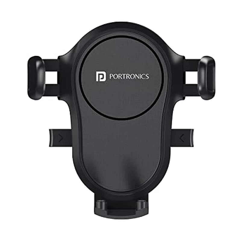 Portronics Clamp Y Adjustable Air Vent Mobile Holder for Car with 360° Rotational, One Click Release Button Black) Portronics Clamp Y Adjustable Air Vent Mobile Holder for Car with 360° Rotational, One Click Release Button Black)
