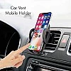 Portronics Clamp Y Adjustable Air Vent Mobile Holder for Car with 360° Rotational, One Click Release Button Black) Portronics Clamp Y Adjustable Air Vent Mobile Holder for Car with 360° Rotational, One Click Release Button Black)