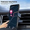 Portronics Clamp Y Adjustable Air Vent Mobile Holder for Car with 360° Rotational, One Click Release Button Black) Portronics Clamp Y Adjustable Air Vent Mobile Holder for Car with 360° Rotational, One Click Release Button Black)