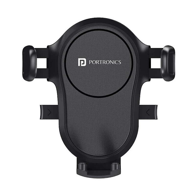 Portronics Clamp Y Adjustable Air Vent Mobile Holder for Car with 360° Rotational, One Click Release Button Black) Portronics Clamp Y Adjustable Air Vent Mobile Holder for Car with 360° Rotational, One Click Release Button Black)