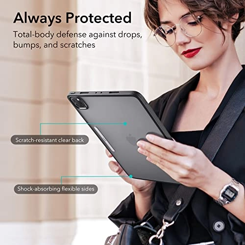 ESR for iPad Pro 11 inch Case 20222021 4th 3rd Generation iPad Pro Cover with Pencil Holder Detachable Magnetic Cover Tough Black ESR for iPad Pro 11 inch Case 20222021 4th 3rd Generation iPad Pro Cover with Pencil Holder Detachable Magnetic Cover Tough Black