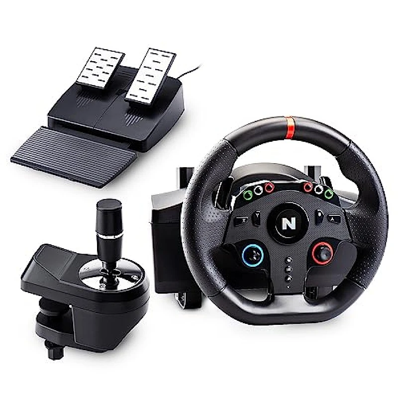 NiTHO Drive Pro ONE Gaming Racing Wheel with Separate Shifter and Floor Pedals, Steering Wheel for PC, PS4, Xbox One, Xbox Series NiTHO Drive Pro ONE Gaming Racing Wheel with Separate Shifter and Floor Pedals, Steering Wheel for PC, PS4, Xbox One, Xbox Series