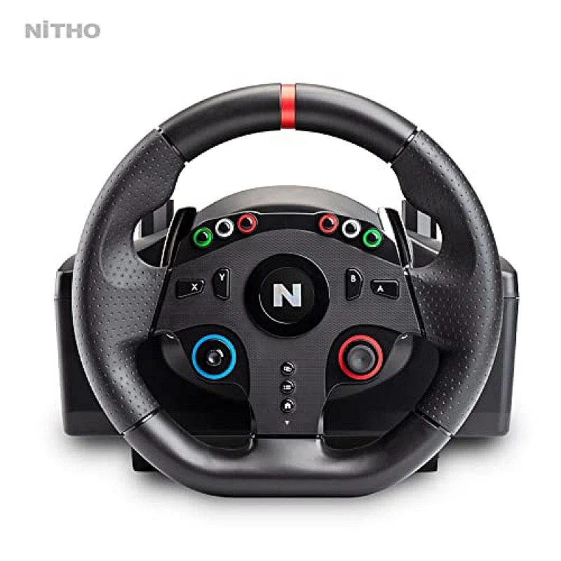 NiTHO Drive Pro ONE Gaming Racing Wheel with Separate Shifter and Floor Pedals, Steering Wheel for PC, PS4, Xbox One, Xbox Series NiTHO Drive Pro ONE Gaming Racing Wheel with Separate Shifter and Floor Pedals, Steering Wheel for PC, PS4, Xbox One, Xbox Series