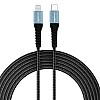 amazon basics Usb C To Lightning Aluminum With Nylon Braided Mfi Certified Charging Cable (Grey, 2 Meter) Black amazon basics Usb C To Lightning Aluminum With Nylon Braided Mfi Certified Charging Cable (Grey, 2 Meter) Black