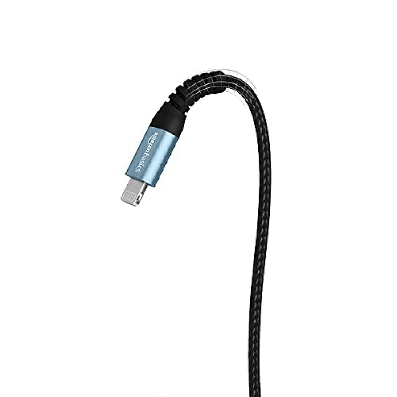 amazon basics Usb C To Lightning Aluminum With Nylon Braided Mfi Certified Charging Cable (Grey, 2 Meter) Black amazon basics Usb C To Lightning Aluminum With Nylon Braided Mfi Certified Charging Cable (Grey, 2 Meter) Black