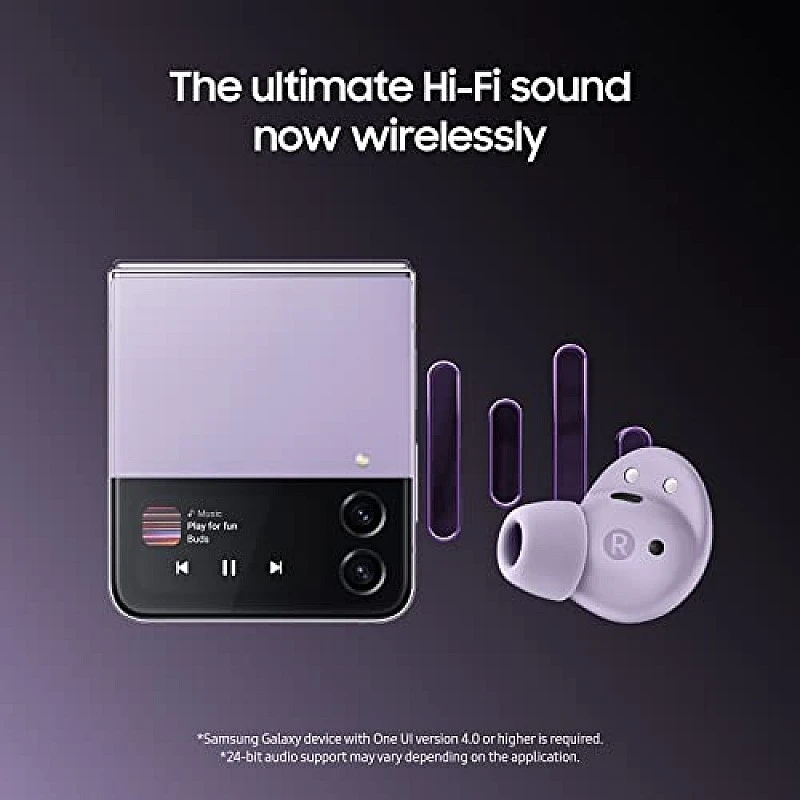 Samsung Galaxy Buds2 Pro, Bluetooth Truly Wireless in Ear Earbuds with Noise Cancellation (Bora Purple, with Mic) Samsung Galaxy Buds2 Pro, Bluetooth Truly Wireless in Ear Earbuds with Noise Cancellation (Bora Purple, with Mic)