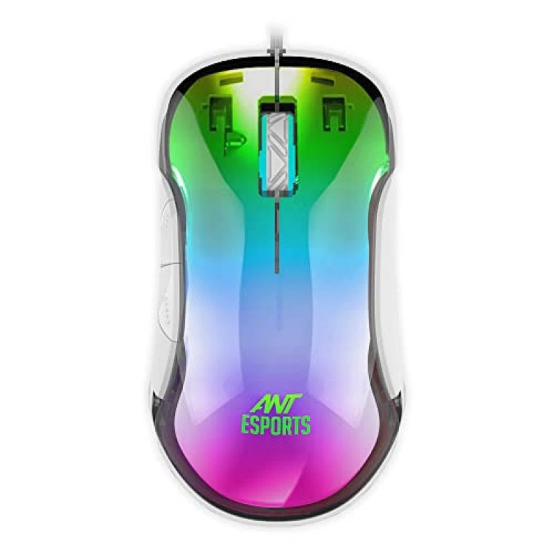 Ant Esports GM610 7D Crystal Full RGB Gaming Mouse White Ant Esports GM610 7D Crystal Full RGB Gaming Mouse White