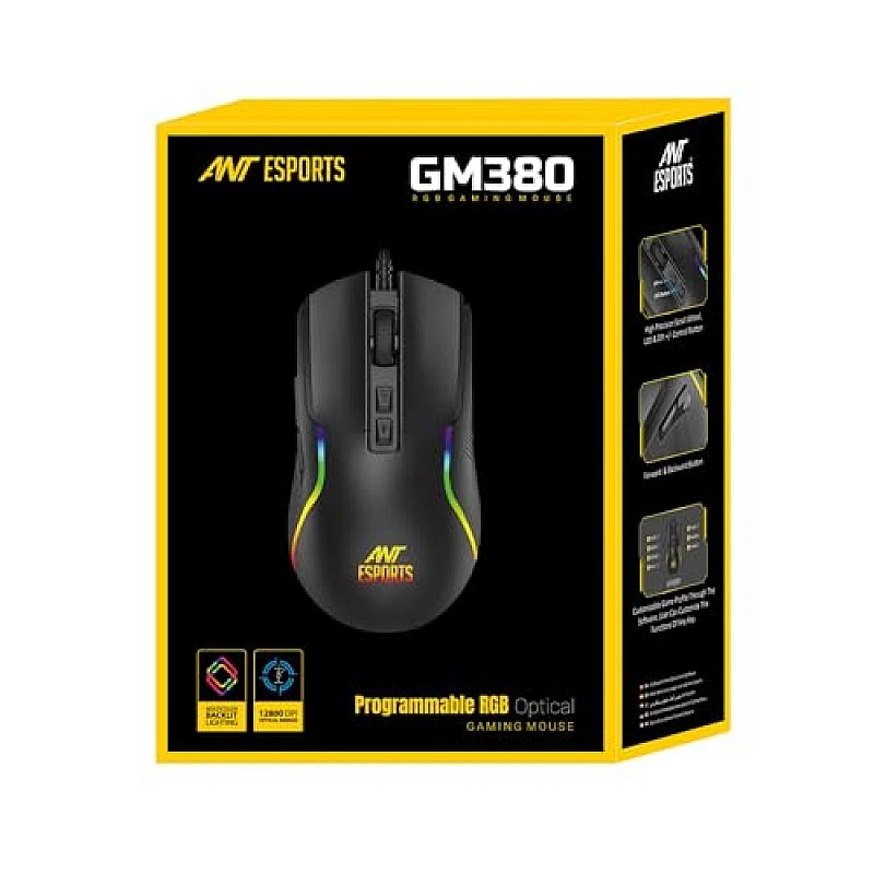 Ant Esports GM610 7D Crystal Full RGB Gaming Mouse White Ant Esports GM610 7D Crystal Full RGB Gaming Mouse White