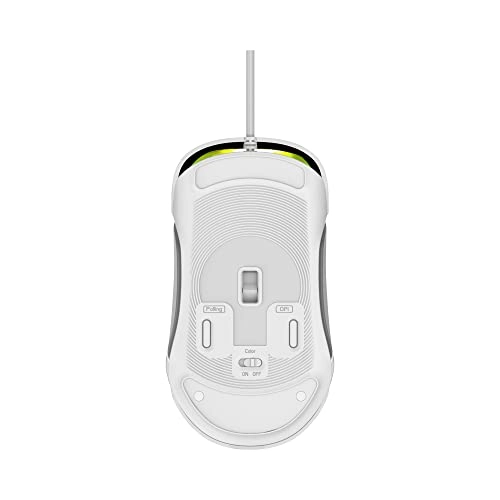 Ant Esports GM610 7D Crystal Full RGB Gaming Mouse White