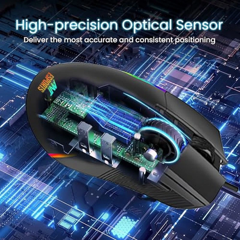 Ant Esports GM610 7D Crystal Full RGB Gaming Mouse White Ant Esports GM610 7D Crystal Full RGB Gaming Mouse White