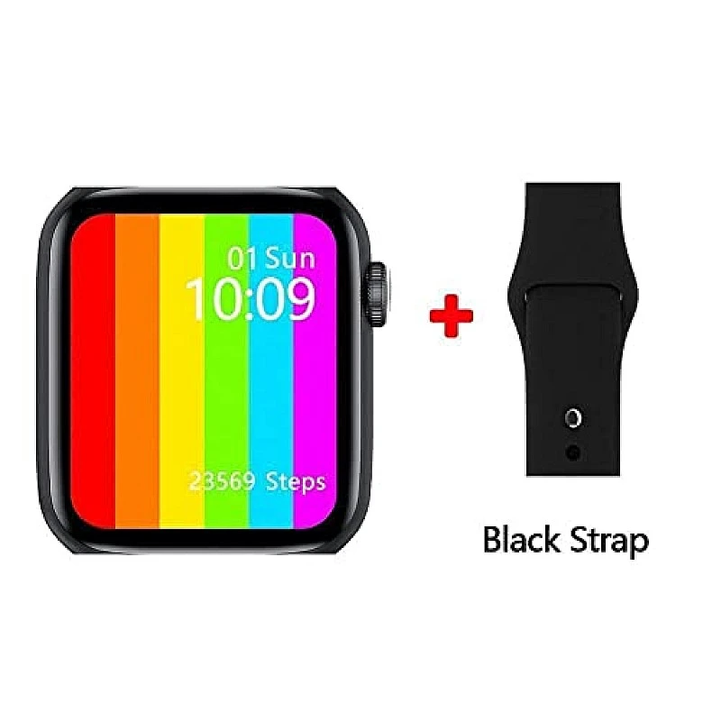 AIRTREE T55+ Plus Series 6 Smart Watch for Men Women with Calling & Notification Black AIRTREE T55+ Plus Series 6 Smart Watch for Men Women with Calling & Notification Black