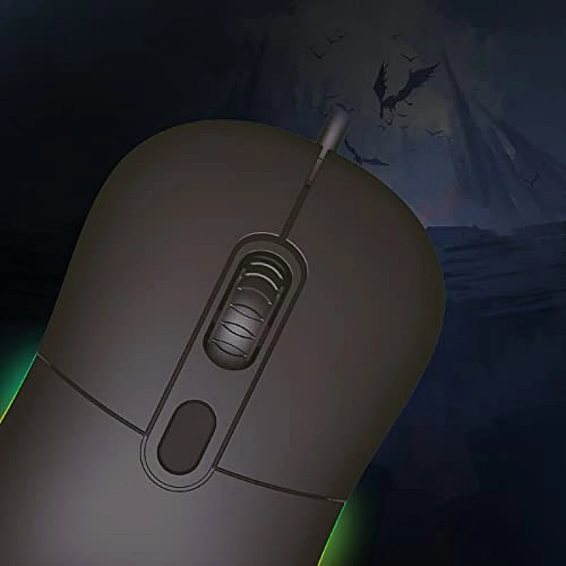 Ant Esports GM40 Wired Optical Gaming Mouse with RGB LED, Lightweight and Ergonomic Design, DPI Upto 2400 Ant Esports GM40 Wired Optical Gaming Mouse with RGB LED, Lightweight and Ergonomic Design, DPI Upto 2400