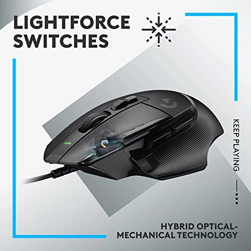 Logitech G502 X Lightspeed Plus Wireless RGB Gaming Mouse Black