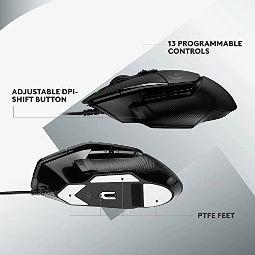 Logitech G502 X Lightspeed Plus Wireless RGB Gaming Mouse Black