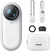 insta360 GO2 Small Action Camera, Weighs 27 g, Waterproof Upto 4 Meters, Image Stabilization, (2.54/5.8cm) Sensor (32GB Memory) insta360 GO2 Small Action Camera, Weighs 27 g, Waterproof Upto 4 Meters, Image Stabilization, (2.54/5.8cm) Sensor (32GB Memory)