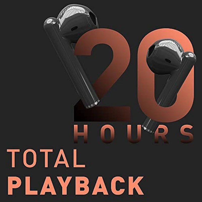 Syska Sonic Buds IEB450 True Wireless Earbuds with Ultra Sync Technology, 20HR Play Time (Jade Black, Made in India) Syska Sonic Buds IEB450 True Wireless Earbuds with Ultra Sync Technology, 20HR Play Time (Jade Black, Made in India)