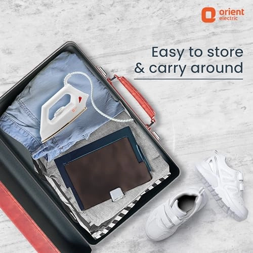 Orient Electric Fabrismooth 1000W Dry iron (Press) Non-stick Weilburger coating ISI certified Orient Electric Fabrismooth 1000W Dry iron (Press) Non-stick Weilburger coating ISI certified
