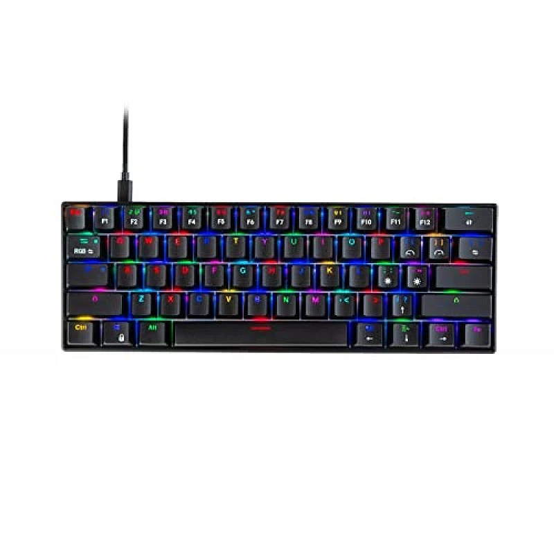 Cosmic Byte CB-GK-32 Themis 61 Key Mechanical Per Key RGB Gaming Keyboard Red Switches Black Cosmic Byte CB-GK-32 Themis 61 Key Mechanical Per Key RGB Gaming Keyboard Red Switches Black