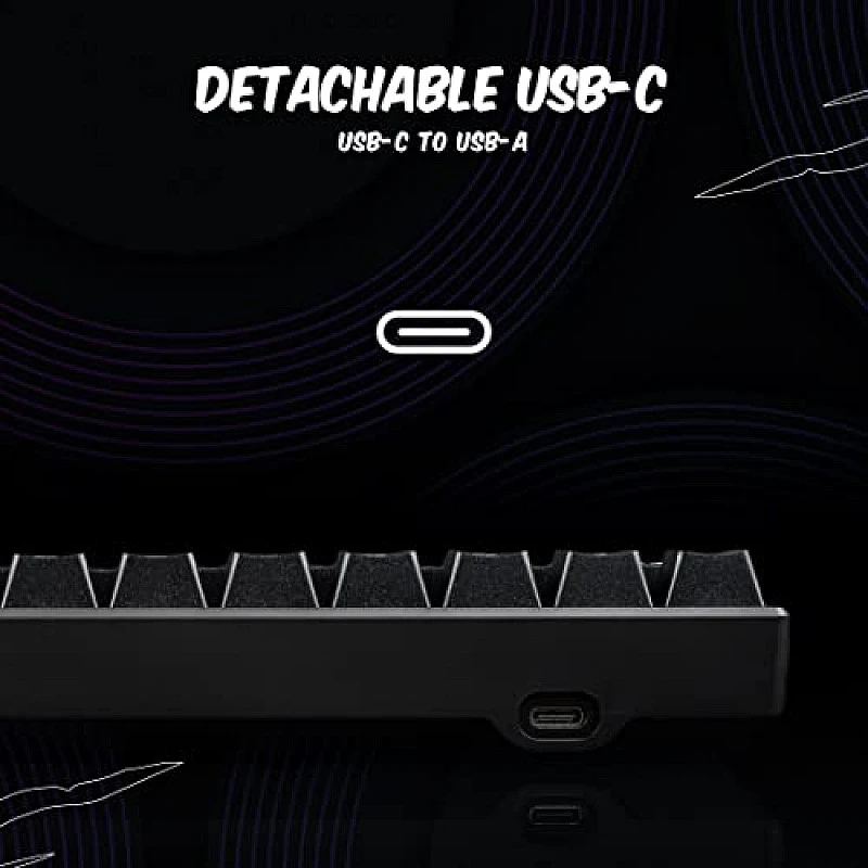 Cosmic Byte CB-GK-32 Themis 61 Key Mechanical Per Key RGB Gaming Keyboard Red Switches Black Cosmic Byte CB-GK-32 Themis 61 Key Mechanical Per Key RGB Gaming Keyboard Red Switches Black